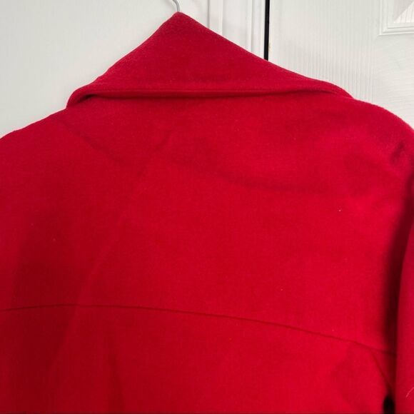 ZAC Zac Posen Julienne Crimson red wool coat - Picture 16 of 16